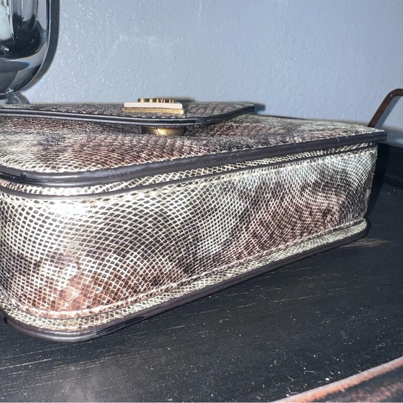 #30 Guess Metallic Python Mini Satchel - Picture 6 of 8